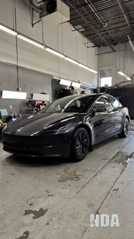 Tesla model 3 detailed at nda
