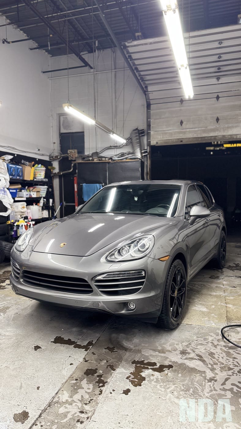 meteor grey Porsche Cayenne