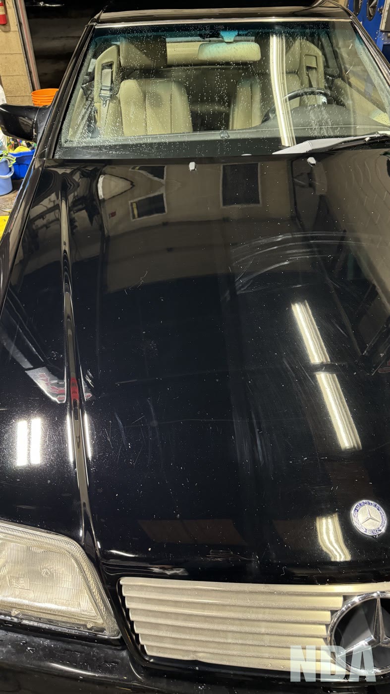 black Mercedes-Benz SL