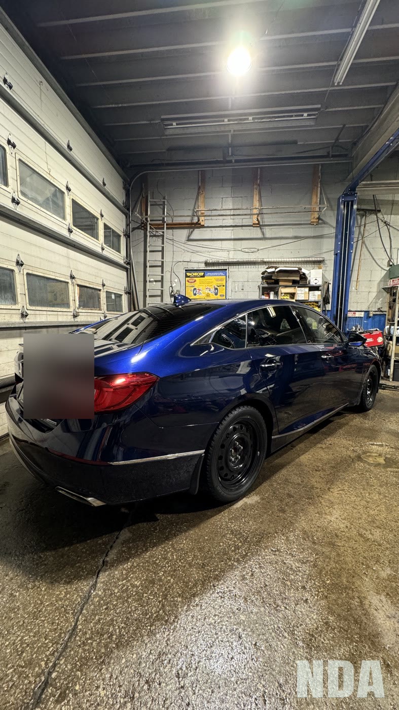 dark blue Honda Accord