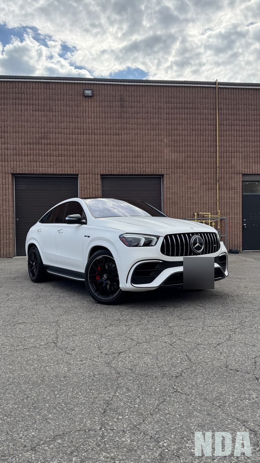 White Mercedes-AMG GLE 63 S Coupe after detailing